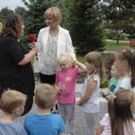 Letni Raport Dnia. Ewa Okońska - Radio Kielce i Dorota Łukomska - burmistrz Stąporkowa / Krzysztof Bujnowicz / Radio Kielce