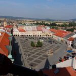 Jičin. Wieża Vadicka. Widok na Rynek / Stanisław Blinstrub / Radio Kielce