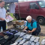 Na placu targowym w Opatowie posłowie PiS promowali programu dla wsi pod nazwą "Polska Ziemia". Poseł Marek Kwitek / Grażyna-Szlęzak-Wójcik / Radio Kielce