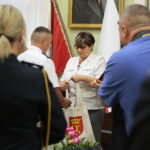 Obchody święta Straży Miejskiej. Na zdjęciu: Danuta Papaj – wiceprezydent Kielc / Wiktor Taszłow / Radio Kielce