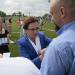 Familijne Igrzyska Klubu Sportowego „Łazy” , Na zdjęciu: wojewoda Agata Wojtyszek / Wiktor Taszłow / Radio Kielce