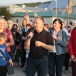 Chęciny. Nocne zwiedzanie Chęcin. na zdjęciu: Robert Jaworski