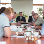 Posiedzenie Zarządu Regionu Świętokrzyskiego NSZZ "Solidarność". Na zdjęciu: Bartłomiej Dorywalski - wicewojewoda świętokrzyski / Wiktor Taszłow / Radio Kielce