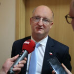 Posiedzenie Zarządu Regionu Świętokrzyskiego NSZZ "Solidarność". Na zdjęciu: Piotr Wawrzyk - wiceminister spraw zagranicznych / Wiktor Taszłow / Radio Kielce