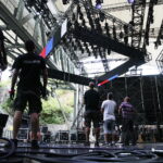 Kadzielnia. Przygotowania do Festiwalu Muzyki Tanecznej (07.08.2019) / Wiktor Taszłow / Radio Kielce