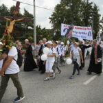 Pielgrzymi dotarli do Kielc / Wiktor Taszłow / Radio Kielce