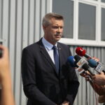 Nowa instalacja fotowoltaiczna Na zdjęciu: Bogdan Wenta - prezydent Kielc / Wiktor Taszłow / Radio Kielce