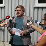 Nowa instalacja fotowoltaiczna. Na zdjęciu: Piotr Bielicz - przedstawiciel wykonawcy / Wiktor Taszłow / Radio Kielce