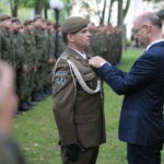 Obchody Święta Wojska Polskiego 10. Świętokrzyskiej Brygady Obrony Terytorialnej.  Na zdjęciu: Piotr Wawrzyk - wiceminister spraw zagranicznych / Wiktor Taszłow / Radio Kielce