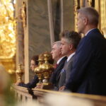 Obchody Święta Wojska Polskiego - Msza ŚwiętaNa zdjęciu: Andrzej Bętkowski - marszałek województwa świętokrzyskiego, Krzysztof Słoń - senator Rzeczypospolitej Polskiej, Bogdan Wenta – prezydent miasta Kielce / Wiktor Taszłow / Radio Kielce