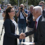 Obchody Święta Wojska Polskiego. Na zdjęciu: Agata Wojtyszek - wojewoda świętokrzyski / Wiktor Taszłow / Radio Kielce