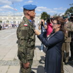 Obchody Święta Wojska Polskiego. Na zdjęciu: Agata Wojtyszek - wojewoda świętokrzyski / Wiktor Taszłow / Radio Kielce