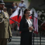 Obchody Święta Wojska Polskiego. Na zdjęciu: Agata Wojtyszek - wojewoda świętokrzyski / Wiktor Taszłow / Radio Kielce