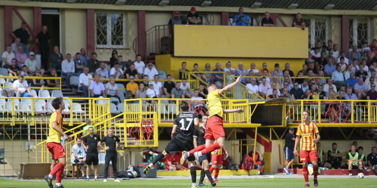 Mecz Korona II Kielce - Jutrzenka Giebułtów / Wiktor Taszłow / Radio Kielce