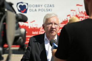 Inauguracja kampanii wyborczej PiS. Na zdjęciu: Krzysztof Lipiec - poseł PiS / Wiktor Taszłow / Radio Kielce