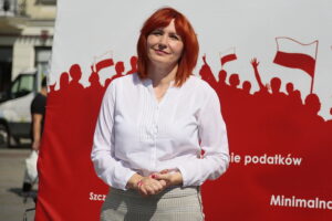 Inauguracja kampanii wyborczej PiS. Na zdjęciu: Małgorzata Jalowska / Wiktor Taszłow / Radio Kielce