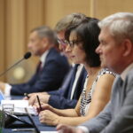 Sesja Sejmiku Województwa Świętokrzyskiego: Na zdjęciu: Agata Binkowska / Wiktor Taszłow / Radio Kielce