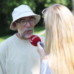 Tajemnicze podziemia w Bodzentynie. Na zdjęciu: Czesław Hadamik / Wiktor Taszłow / Radio Kielce