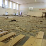 Modernizacja sali gimnastycznej WDK / Wiktor Taszłow / Radio Kielce