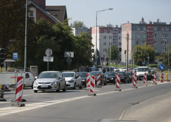 Remont skrzyżowania ulic 1 Maja i Jagiellońskiej / Wiktor Taszłow / Radio Kielce
