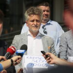 Rejestracja list wyborczych PiS w siedzibie lokalnej KBW. Na zdjęciu: Krzysztof Słoń - senator / Wiktor Taszłow / Radio Kielce