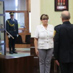 Obchody święta Straży Miejskiej. Na zdjęciu: Danuta Papaj – wiceprezydent Kielc / Wiktor Taszłow / Radio Kielce