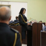 Obchody święta Straży Miejskiej. Na zdjęciu: Renata Gruszczyńska – komendant Straży Miejskiej / Wiktor Taszłow / Radio Kielce