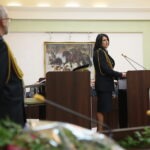 Obchody święta Straży Miejskiej. . Na zdjęciu: Renata Gruszczyńska – komendant Straży Miejskiej / Wiktor Taszłow / Radio Kielce