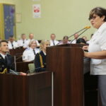 Obchody święta Straży Miejskiej. Przemawia: Danuta Papaj – wiceprezydent Kielc / Wiktor Taszłow / Radio Kielce