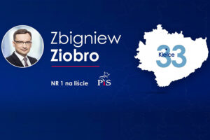 W Kielcach listę kandydatów do Sejmu otwiera Zbigniew Ziobro - szef resortu sprawiedliwości, lider Solidarnej Polski / PiS