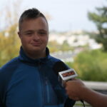 07.09.2019. Kielce. Zjazd tyrolką osób niepełnosprawnych / Wiktor Taszłow / Radio Kielce