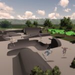 Chęciny. Wizualizacja Parku Miejskiego / mat. prasowe