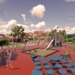 Chęciny. Wizualizacja Parku Miejskiego / mat. prasowe