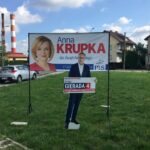 13.09.2019. Kielce. Reklama wyborcza Artura Gierady przy ulicy Batalionów Chłopskich / Radio Kielce