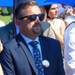 01.09.2019. Bałtów. Gminne dożynki. Na zdjęciu: Hubert Żądło - wójt Bałtowa / Emilia Sitarska / Radio Kielce