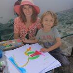 12.09.2019. Kielce. Plener malarski Karczówka 2019. Joanna Klich i jej syn Janek. / Dorota Klusek / Radio Kielce