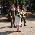 Skarżysko. Wojewódzkie obchody 80. rocznicy wybuchu II wojny światowej. Na zdjęciu Marzena Okład-Drewnowicz - PO / Anna Głąb / Radio Kielce