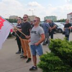 13.09.2019. Starachowice. Pikieta w zakładach MAN / Anna Głąb / Radio Kielce