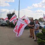 13.09.2019. Starachowice. Pikieta w zakładach MAN / Anna Głąb / Radio Kielce