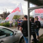 13.09.2019. Starachowice. Pikieta w zakładach MAN / Anna Głąb / Radio Kielce