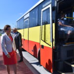 12.09.2019. Końskie. Wizyta wojewody świętokrzyskiego Agaty Wojtyszek w mieście / Magdalena Galas-Klusek / Radio Kielce