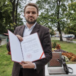 Na zdjęciu: Bartłomiej Orzeł, doradca prezesa rady ministrów / Magdalena Galas-Klusek / Radio Kielce