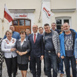 18.09.2019. Końskie. Spotkanie Piotra Wawrzyka w delegaturze NSZZ Solidarność w Końskich ze związkowcami / Magdalena Galas-Klusek / Radio Kielce