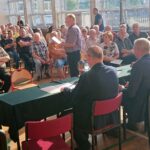 05.09.2019. Kielce. Spotkanie konsultacyjne władz Kielc z mieszkańcami południowych peryferii miasta / Mateusz Kaczmarczyk / Radio Kielce