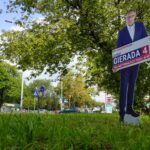 13.09.2019. Kielce. Reklama wyborcza Artura Gierady przy ulicy Warszawskiej w Kielcach / Piotr Kwaśniewski / Radio Kielce