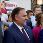 15.09.2019. Busko-Zdrój. Wizyta premiera Mateusza Morawieckiego. Na zdjęciu: Marek Kwitek - poseł PiS / Piotr Kwaśniewski / Radio Kielce