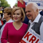 15.09.2019. Busko-Zdrój. Wizyta premiera Mateusza Morawieckiego. Na zdjęciu: Anna Krupka - wiceminister sportu i turystyki / Piotr Kwaśniewski / Radio Kielce