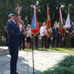 01.09.2019. Jędrzejów. Obchody 80. rocznicy wybuchu II wojny światowej. Na zdjęciu: Paweł Faryna - starosta jędrzejowski / Ewa Pociejowska-Gawęda / Radio Kielce