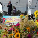 08.09.2019. Łysaków. Dożynki Gminy Jędrzejów. Marcin Piszczek - burmistrz miasta i gminy Jędrzejów / Ewa Pociejowska-Gawęda / Radio Kielce