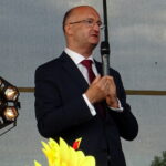 08.09.2019. Łysaków. Dożynki Gminy Jędrzejów. Piotr Wawrzyk - wiceminister spraw zagranicznych / Ewa Pociejowska-Gawęda / Radio Kielce